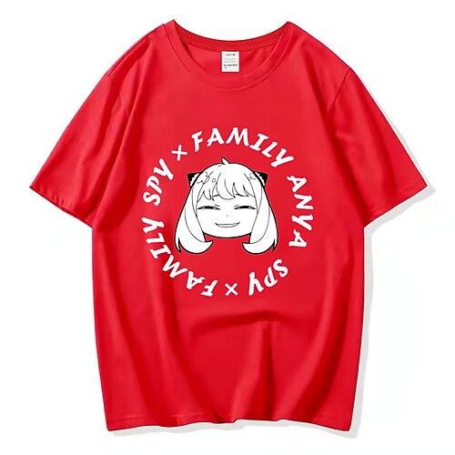 Inspired by SPY×FAMILY Anya Forger T-shirt Anime 100% Polyester Anime Harajuku Graphic Kawaii T-shirt For Men's / Women's / Couple's
Inspired by SPY×FAMILY Anya Forger T-shirt Anime 100% Polyester Anime Harajuku Graphic Kawaii T-shirt For Men's / Women's / Couple's
