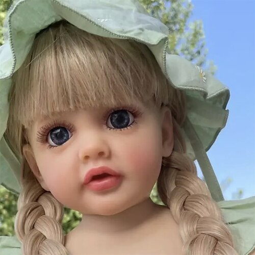 22 Zoll 55 cm Ganzkörper weiches Silikon-Vinyl wiedergeborenes Kleinkind Mädchen Betty hübsche Prinzessin lebensechte Babypuppe Weihnachtsgeschenk für Mädchen
22 Zoll 55 cm Ganzkörper weiches Silikon-Vinyl wiedergeborenes Kleinkind Mädchen Betty hübsche Prinzessin lebensechte Babypuppe Weihnachtsgeschenk für Mädchen