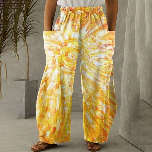Women's Plus Size Pants Chinos Pocket Tie Dye Casual Streetwear Casual Daily Natural Full Length Fall Spring White Blue Gray L XL XXL 3XL 4XL
Women's Plus Size Pants Chinos Pocket Tie Dye Casual Streetwear Casual Daily Natural Full Length Fall Spring White Blue Gray L XL XXL 3XL 4XL