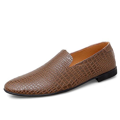 Men's Loafers & Slip-Ons Comfort Loafers British Style Plaid Shoes Comfort Shoes Casual British Daily Cowhide Black Brown Fall Spring
Men's Loafers & Slip-Ons Comfort Loafers British Style Plaid Shoes Comfort Shoes Casual British Daily Cowhide Black Brown Fall Spring