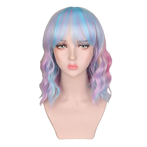 Synthetic Wig Natural Wave Side Part Wig 14 inch Synthetic Hair Women's Adjustable Multi-color
Synthetic Wig Natural Wave Side Part Wig 14 inch Synthetic Hair Women's Adjustable Multi-color