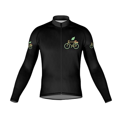 21Grams Men's Cycling Jersey Long Sleeve Bike Top with 3 Rear Pockets Mountain Bike MTB Road Bike Cycling Breathable Quick Dry Moisture Wicking Reflective Strips Black Graphic Polyester Spandex Sports
21Grams Men's Cycling Jersey Long Sleeve Bike Top with 3 Rear Pockets Mountain Bike MTB Road Bike Cycling Breathable Quick Dry Moisture Wicking Reflective Strips Black Graphic Polyester Spandex Sports