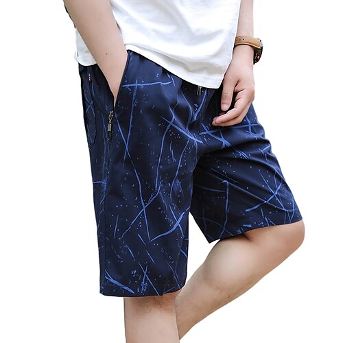 Men's Chic Modern Casual / Sporty Chinos Shorts Zipper Pocket Multiple Pockets Elastic Drawstring Design Knee Length Pants Leisure Sports Beach Micro-elastic Solid Colored Graphic Prints Comfort
Men's Chic Modern Casual / Sporty Chinos Shorts Zipper Pocket Multiple Pockets Elastic Drawstring Design Knee Length Pants Leisure Sports Beach Micro-elastic Solid Colored Graphic Prints Comfort