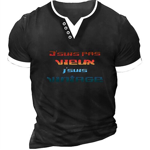 Men's Unisex T shirt Tee Graphic Patterned Letter V Neck Street Daily Patchwork Button-Down Short Sleeve Tops Designer Casual Fashion Big and Tall Black / Summer / Summer
Men's Unisex T shirt Tee Graphic Patterned Letter V Neck Street Daily Patchwork Button-Down Short Sleeve Tops Designer Casual Fashion Big and Tall Black / Summer / Summer