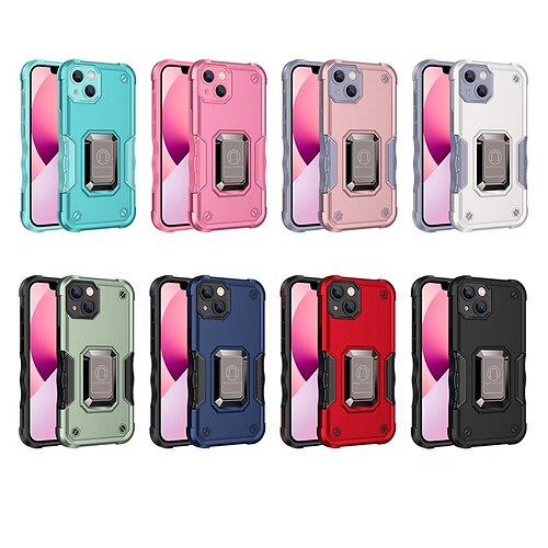 Phone Case For Apple Back Cover Classic Series iPhone 14 iPhone 13 Pro Max 12 11 SE 2022 X XR XS Max 8 7 Ring Holder Support Wireless Charging Military Grade Protection Armor TPU PC
Phone Case For Apple Back Cover Classic Series iPhone 14 iPhone 13 Pro Max 12 11 SE 2022 X XR XS Max 8 7 Ring Holder Support Wireless Charging Military Grade Protection Armor TPU PC
