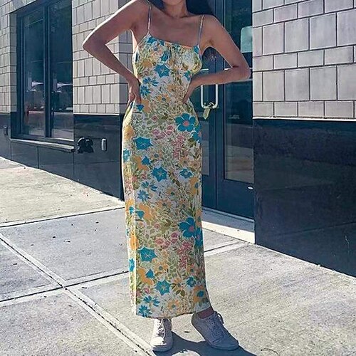 Women's A Line Dress Maxi long Dress Rainbow Sleeveless Print Print Spring Summer Spaghetti Strap Casual 2022 S M L
Women's A Line Dress Maxi long Dress Rainbow Sleeveless Print Print Spring Summer Spaghetti Strap Casual 2022 S M L