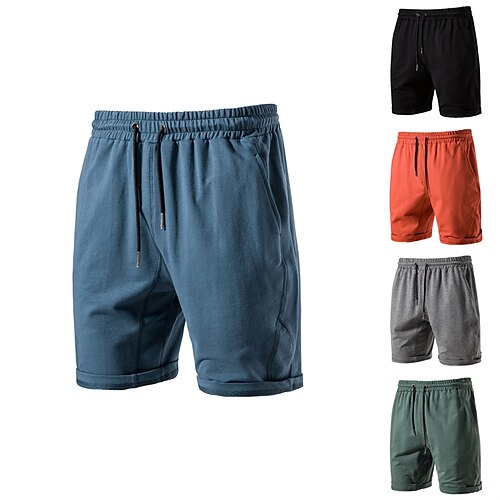 Men's Stylish Casual / Sporty Straight Shorts Drawstring Elastic Waist Short Pants Sports Outdoor Daily Solid Color Comfort Breathable Mid Waist Green Black Orange Dark Gray Navy Blue S M L XL XXL
Men's Stylish Casual / Sporty Straight Shorts Drawstring Elastic Waist Short Pants Sports Outdoor Daily Solid Color Comfort Breathable Mid Waist Green Black Orange Dark Gray Navy Blue S M L XL XXL