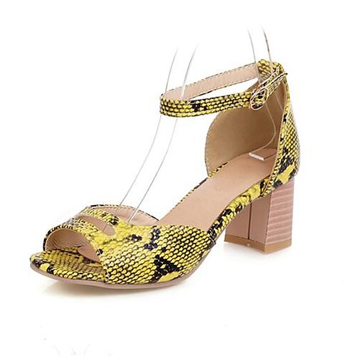 Damen Sandalen Sandalen mit Knöchelriemen Täglich Sommer Blockabsatz Quadratischer Zeh Minimalismus PU Leder Knöchelriemen Farbblock Weiß Gelb Blau
Damen Sandalen Sandalen mit Knöchelriemen Täglich Sommer Blockabsatz Quadratischer Zeh Minimalismus PU Leder Knöchelriemen Farbblock Weiß Gelb Blau