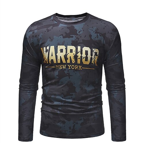 Men's T shirt Tee 3D Print Graphic Patterned Camo / Camouflage Crew Neck Street Daily Long Sleeve Tops Casual Fashion Black Army Green
Men's T shirt Tee 3D Print Graphic Patterned Camo / Camouflage Crew Neck Street Daily Long Sleeve Tops Casual Fashion Black Army Green