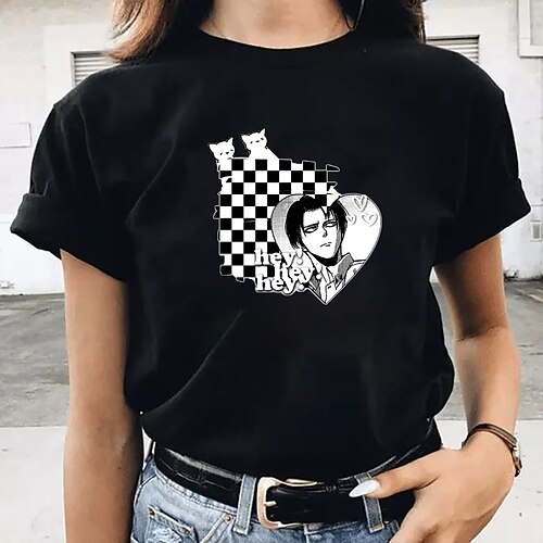 Inspired by Attack on Titan levi ackerman Wings of Freedom T-shirt Anime 100% Polyester Anime Harajuku Graphic Kawaii T-shirt For Men's / Women's / Couple's
Inspired by Attack on Titan levi ackerman Wings of Freedom T-shirt Anime 100% Polyester Anime Harajuku Graphic Kawaii T-shirt For Men's / Women's / Couple's