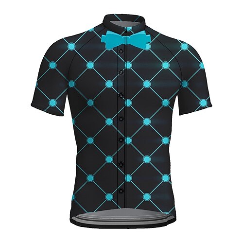 21Grams Men's Cycling Jersey Short Sleeve Bike Top with 3 Rear Pockets Mountain Bike MTB Road Bike Cycling Breathable Quick Dry Moisture Wicking Reflective Strips Blue Plaid Checkered Polyester
21Grams Men's Cycling Jersey Short Sleeve Bike Top with 3 Rear Pockets Mountain Bike MTB Road Bike Cycling Breathable Quick Dry Moisture Wicking Reflective Strips Blue Plaid Checkered Polyester