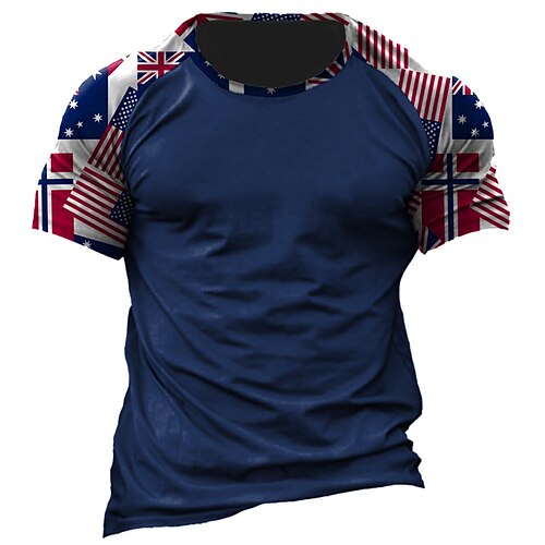 Men's Unisex T shirt Tee 3D Print Color Block Graphic Prints Crew Neck Street Daily Patchwork Print Short Sleeve Tops Casual Classic Big and Tall Sports Blue / Summer
Men's Unisex T shirt Tee 3D Print Color Block Graphic Prints Crew Neck Street Daily Patchwork Print Short Sleeve Tops Casual Classic Big and Tall Sports Blue / Summer