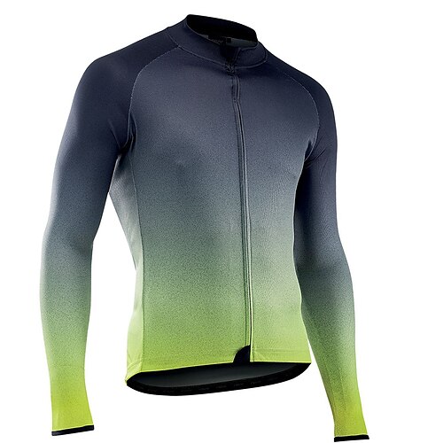 21Grams Men's Cycling Jersey Long Sleeve Bike Jersey Top with 3 Rear Pockets Mountain Bike MTB Road Bike Cycling Breathable Quick Dry Moisture Wicking Reflective Strips Green Red Gradient Polyester
21Grams Men's Cycling Jersey Long Sleeve Bike Jersey Top with 3 Rear Pockets Mountain Bike MTB Road Bike Cycling Breathable Quick Dry Moisture Wicking Reflective Strips Green Red Gradient Polyester