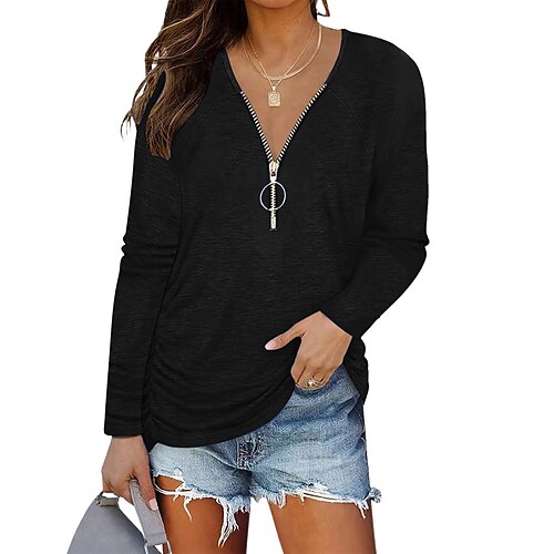 Women's Sweatshirt Pullover Plain Quarter Zip Daily Sports 3D Print Active Streetwear Hoodies Sweatshirts Green Black Blue
Women's Sweatshirt Pullover Plain Quarter Zip Daily Sports 3D Print Active Streetwear Hoodies Sweatshirts Green Black Blue