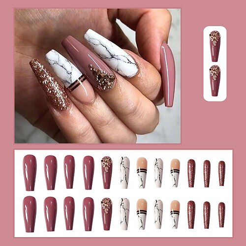 Super Long Ballet Nail Manicure Patch Blue and White Porcelain Pile Drill Glitter Wear Nail Piece Nail
Super Long Ballet Nail Manicure Patch Blue and White Porcelain Pile Drill Glitter Wear Nail Piece Nail