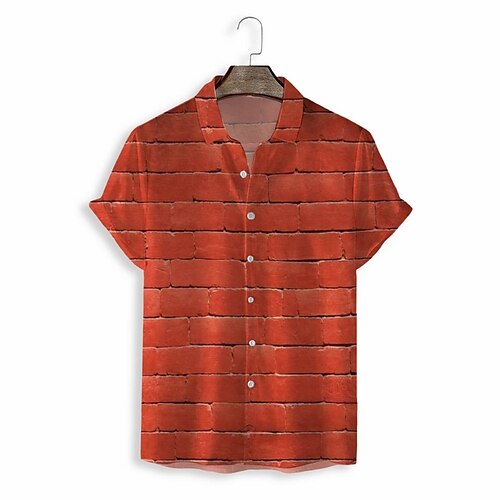 Men's Shirt 3D Print Graphic Patterned Turndown Casual Daily 3D Print Short Sleeve Tops Casual Fashion Classic Red
Men's Shirt 3D Print Graphic Patterned Turndown Casual Daily 3D Print Short Sleeve Tops Casual Fashion Classic Red