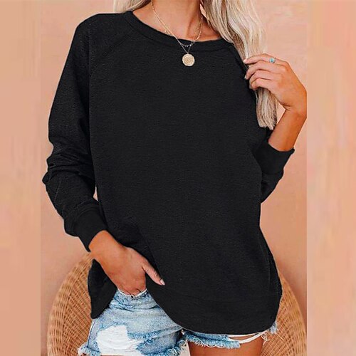 Women's Sweatshirt Solid Color Sports Outdoor Casual Daily non-printing Casual Hoodies Sweatshirts Green Black Blue
Women's Sweatshirt Solid Color Sports Outdoor Casual Daily non-printing Casual Hoodies Sweatshirts Green Black Blue