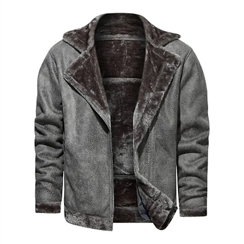 Men's Jacket Short Zipper Pocket Zip Front Coat Gray Brown Casual Street Fall Zipper Turndown Regular Fit L XL XXL 3XL 4XL / Winter / Long Sleeve
Men's Jacket Short Zipper Pocket Zip Front Coat Gray Brown Casual Street Fall Zipper Turndown Regular Fit L XL XXL 3XL 4XL / Winter / Long Sleeve