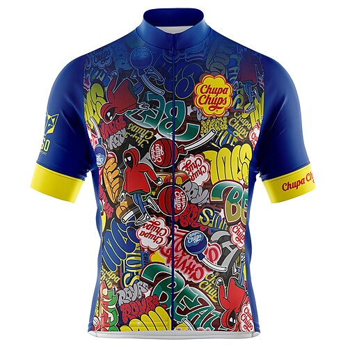 21Grams Men's Cycling Jersey Short Sleeve Bike Jersey Top with 3 Rear Pockets Mountain Bike MTB Road Bike Cycling Breathable Quick Dry Moisture Wicking Reflective Strips Blue Graphic Polyester Spandex
21Grams Men's Cycling Jersey Short Sleeve Bike Jersey Top with 3 Rear Pockets Mountain Bike MTB Road Bike Cycling Breathable Quick Dry Moisture Wicking Reflective Strips Blue Graphic Polyester Spandex