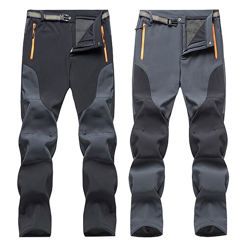 Men's Hiking Pants Trousers Fleece Lined Pants Softshell Pants Winter Outdoor Thermal Warm Windproof Breathable Water Resistant Bottoms Elastic Waist ArmyGreen Black Fleece Spandex Camping / Hiking
Men's Hiking Pants Trousers Fleece Lined Pants Softshell Pants Winter Outdoor Thermal Warm Windproof Breathable Water Resistant Bottoms Elastic Waist ArmyGreen Black Fleece Spandex Camping / Hiking