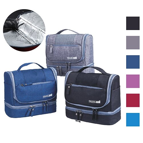 Travel Cosmetic Storage Bag Large-capacity Waterproof Mildew-proof Dry And Wet Separation Bag Portable Hook Wash Bag
Travel Cosmetic Storage Bag Large-capacity Waterproof Mildew-proof Dry And Wet Separation Bag Portable Hook Wash Bag