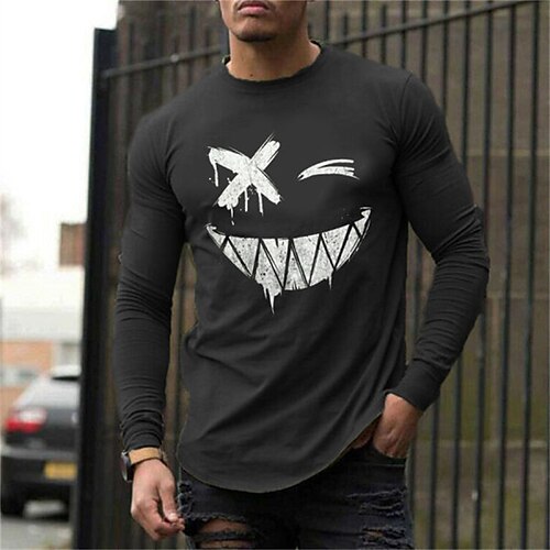 Men's T shirt Tee Graphic Grimace Crew Neck Black Print Outdoor Street Long Sleeve Print Clothing Apparel Fashion Breathable Comfortable Big and Tall / Summer / Spring / Summer
Men's T shirt Tee Graphic Grimace Crew Neck Black Print Outdoor Street Long Sleeve Print Clothing Apparel Fashion Breathable Comfortable Big and Tall / Summer / Spring / Summer