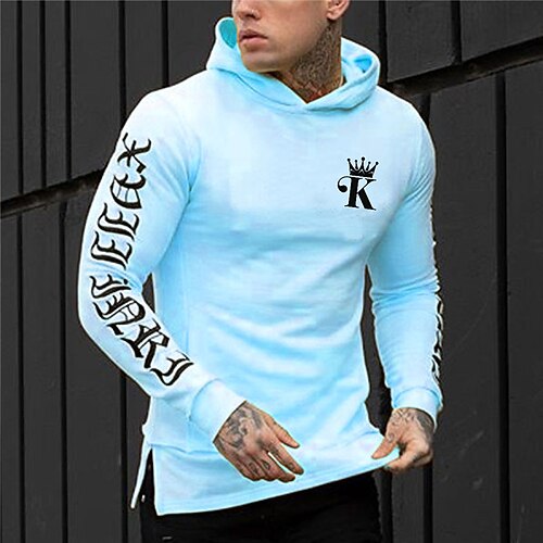 Men's Pullover Hoodie Sweatshirt Graphic Patterned Poker Letter Print Sports Outdoor Daily Sports Hot Stamping Designer Basic Hoodies Sweatshirts Blue
Men's Pullover Hoodie Sweatshirt Graphic Patterned Poker Letter Print Sports Outdoor Daily Sports Hot Stamping Designer Basic Hoodies Sweatshirts Blue