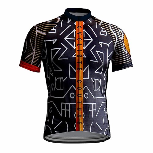 21Grams Men's Cycling Jersey Short Sleeve Bike Top with 3 Rear Pockets Mountain Bike MTB Road Bike Cycling Breathable Quick Dry Moisture Wicking Reflective Strips Black Polyester Spandex Sports
21Grams Men's Cycling Jersey Short Sleeve Bike Top with 3 Rear Pockets Mountain Bike MTB Road Bike Cycling Breathable Quick Dry Moisture Wicking Reflective Strips Black Polyester Spandex Sports