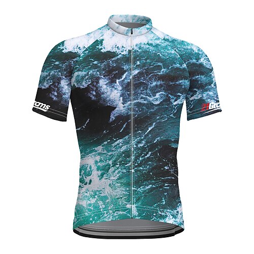 21Grams Men's Cycling Jersey Short Sleeve Bike Top with 3 Rear Pockets Mountain Bike MTB Road Bike Cycling Breathable Quick Dry Moisture Wicking Reflective Strips Green Graphic Polyester Spandex
21Grams Men's Cycling Jersey Short Sleeve Bike Top with 3 Rear Pockets Mountain Bike MTB Road Bike Cycling Breathable Quick Dry Moisture Wicking Reflective Strips Green Graphic Polyester Spandex