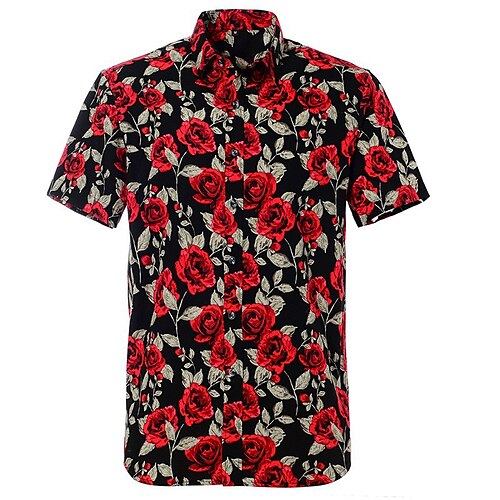 Men's Shirt Summer Hawaiian Shirt Graphic Shirt Floral Turndown Red Black 3D Print Outdoor Street Short Sleeve Button-Down Print Clothing Apparel Fashion Designer Casual Hawaiian
Men's Shirt Summer Hawaiian Shirt Graphic Shirt Floral Turndown Red Black 3D Print Outdoor Street Short Sleeve Button-Down Print Clothing Apparel Fashion Designer Casual Hawaiian