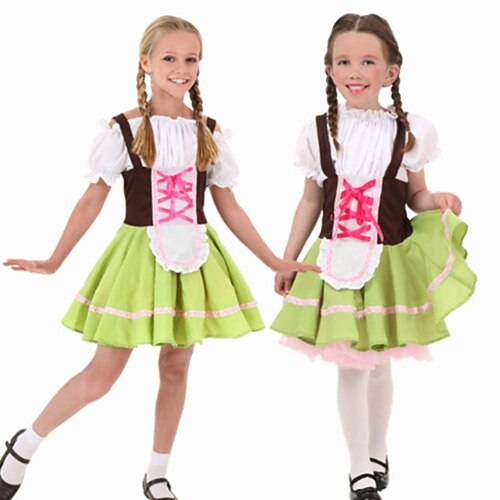 Kids Little Girls' Dress Color Block A Line Dress Performance Holiday Pleated Lace Patchwork Light Green Above Knee Short Sleeve Costume Sweet Dresses Spring Summer Regular Fit 3-12 Years
Kids Little Girls' Dress Color Block A Line Dress Performance Holiday Pleated Lace Patchwork Light Green Above Knee Short Sleeve Costume Sweet Dresses Spring Summer Regular Fit 3-12 Years