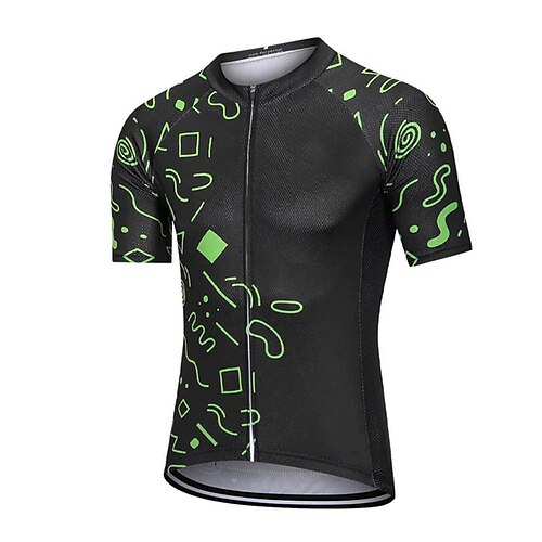 21Grams Men's Cycling Jersey Short Sleeve Bike Top with 3 Rear Pockets Mountain Bike MTB Road Bike Cycling Breathable Quick Dry Moisture Wicking Reflective Strips Black Polyester Spandex Sports
21Grams Men's Cycling Jersey Short Sleeve Bike Top with 3 Rear Pockets Mountain Bike MTB Road Bike Cycling Breathable Quick Dry Moisture Wicking Reflective Strips Black Polyester Spandex Sports