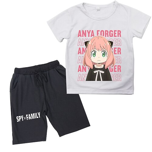 Inspired by SPY×FAMILY Anya Forger Outfits T-shirt 100% Polyester Anime Basic Shorts For Boys
Inspired by SPY×FAMILY Anya Forger Outfits T-shirt 100% Polyester Anime Basic Shorts For Boys