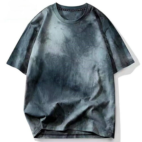 Men's T shirt Tee Graphic Patterned Tie Dye Crew Neck Street Casual Print Short Sleeve Tops Fashion Breathable Comfortable Big and Tall Blue Gray Red / Summer / Spring / Summer
Men's T shirt Tee Graphic Patterned Tie Dye Crew Neck Street Casual Print Short Sleeve Tops Fashion Breathable Comfortable Big and Tall Blue Gray Red / Summer / Spring / Summer