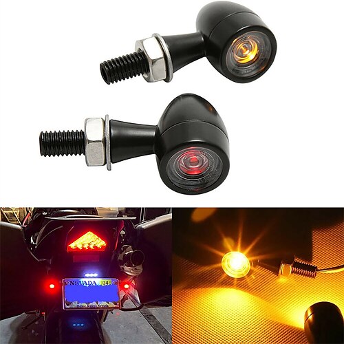 OTOLAMPARA High Lightness 20W Motorcycle LED Signal Lamp 2pcs / 4pcs Double Light Three Wire Motorcycle LED Brake Light Turn Signal Universal Motorcycle Lights
OTOLAMPARA High Lightness 20W Motorcycle LED Signal Lamp 2pcs / 4pcs Double Light Three Wire Motorcycle LED Brake Light Turn Signal Universal Motorcycle Lights