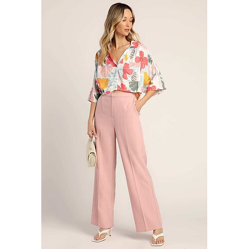 Women's Streetwear Floral Casual Weekend Two Piece Set Blouse Pants Sets Pant Print Tops
Women's Streetwear Floral Casual Weekend Two Piece Set Blouse Pants Sets Pant Print Tops