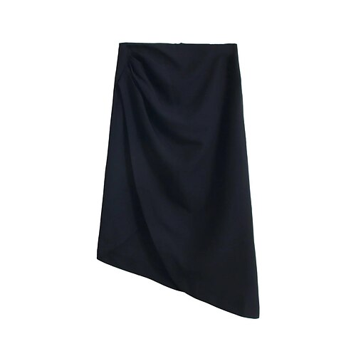 Women's Solid Color Knee Length Casual Daily Casual Sexy Black Gray Mid Waist Micro-elastic
Women's Solid Color Knee Length Casual Daily Casual Sexy Black Gray Mid Waist Micro-elastic