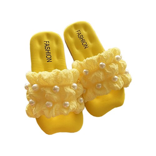 Girls' Slippers Flip-Flops Casual Daily PVC Waterproof Fast Dry Water Resistant Slippers Little Kids(4-7ys) Casual Daily Indoor Outdoor Play White Blue Yellow Spring Summer
Girls' Slippers Flip-Flops Casual Daily PVC Waterproof Fast Dry Water Resistant Slippers Little Kids(4-7ys) Casual Daily Indoor Outdoor Play White Blue Yellow Spring Summer