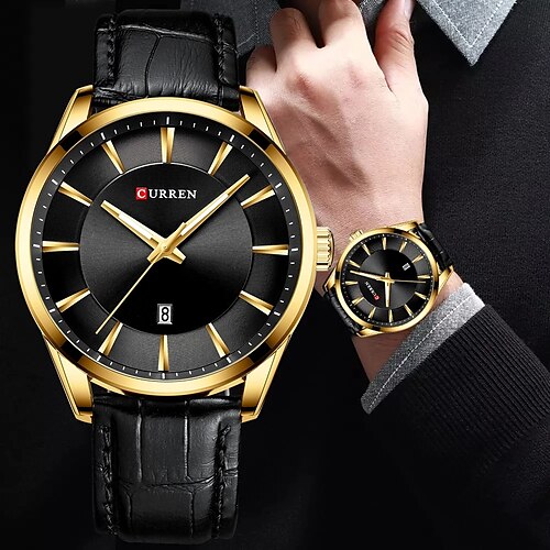 CURREN Quartz Watch for Men Analog Quartz Stylish Stylish Formal Style Waterproof Calendar Alloy PU Leather Fashion
CURREN Quartz Watch for Men Analog Quartz Stylish Stylish Formal Style Waterproof Calendar Alloy PU Leather Fashion