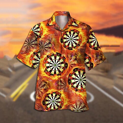 Men's Shirt 3D Print Graphic Patterned Turndown Street Daily 3D Button-Down Short Sleeve Tops Casual Fashion Breathable Comfortable Orange
Men's Shirt 3D Print Graphic Patterned Turndown Street Daily 3D Button-Down Short Sleeve Tops Casual Fashion Breathable Comfortable Orange