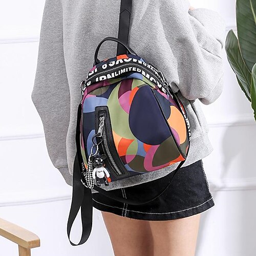 Women's Kid's Commuter Backpack Mini Backpack Nylon Geometric Pattern Zipper School Daily Camouflage
Women's Kid's Commuter Backpack Mini Backpack Nylon Geometric Pattern Zipper School Daily Camouflage