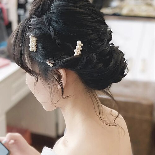 5pcs Women's Girls' Hair Combs Hairpin Wedding Hair Comb Clips U Shaped Hair Pins Clips Faux Pearl Crystal Bride Hair Clips Rhinestone Hair Pins Rose Flower Rhinestone Hair Accessories for Women Girls
5pcs Women's Girls' Hair Combs Hairpin Wedding Hair Comb Clips U Shaped Hair Pins Clips Faux Pearl Crystal Bride Hair Clips Rhinestone Hair Pins Rose Flower Rhinestone Hair Accessories for Women Girls