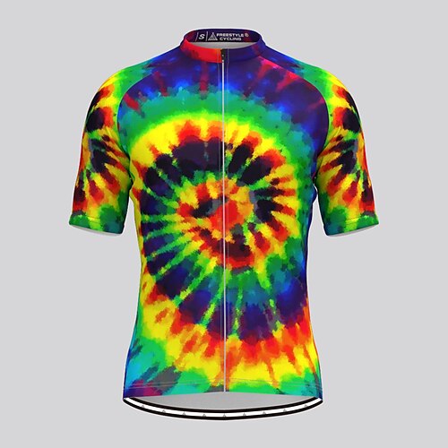 21Grams Men's Cycling Jersey Short Sleeve Bike Jersey Top with 3 Rear Pockets Mountain Bike MTB Road Bike Cycling Breathable Quick Dry Moisture Wicking Reflective Strips Green Graffiti Polyester
21Grams Men's Cycling Jersey Short Sleeve Bike Jersey Top with 3 Rear Pockets Mountain Bike MTB Road Bike Cycling Breathable Quick Dry Moisture Wicking Reflective Strips Green Graffiti Polyester