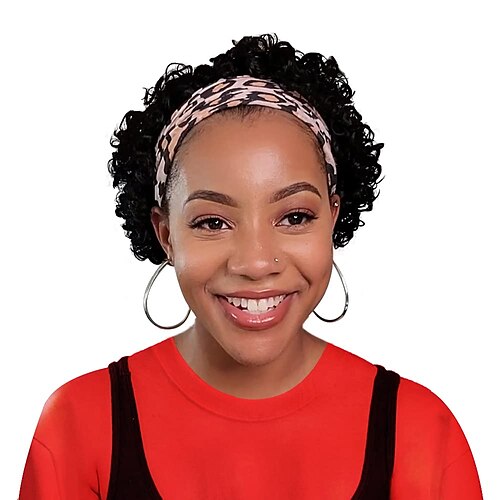 Curly Human Hair Wig With Headband Brazilian Headband Wig water wave Curl Remy Hair Machine Made Human Hair Wigs
Curly Human Hair Wig With Headband Brazilian Headband Wig water wave Curl Remy Hair Machine Made Human Hair Wigs
