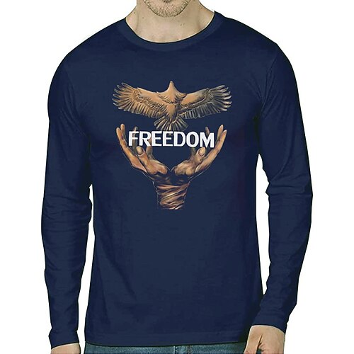 Men's Unisex T shirt Tee Hot Stamping Eagle Hand Letter V Neck Street Casual Print Long Sleeve Tops Designer Simple Basic Casual Black Navy Blue
Men's Unisex T shirt Tee Hot Stamping Eagle Hand Letter V Neck Street Casual Print Long Sleeve Tops Designer Simple Basic Casual Black Navy Blue
