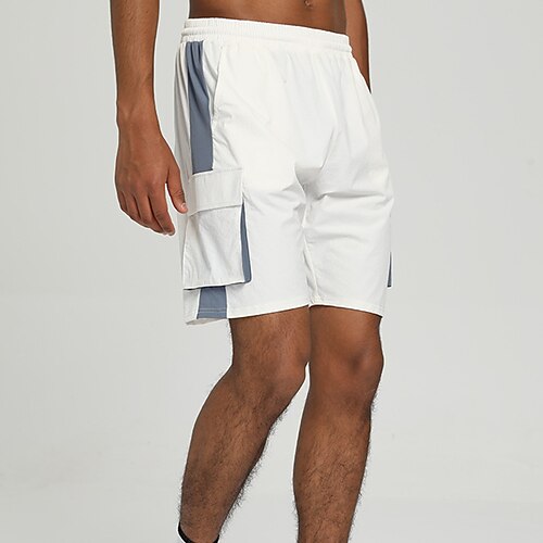 Men's Running Shorts Pocket Elastic Waistband Shorts Athletic Athleisure Breathable Quick Dry Soft Fitness Gym Workout Running Sportswear Activewear Color Block White Black Blue / Micro-elastic
Men's Running Shorts Pocket Elastic Waistband Shorts Athletic Athleisure Breathable Quick Dry Soft Fitness Gym Workout Running Sportswear Activewear Color Block White Black Blue / Micro-elastic