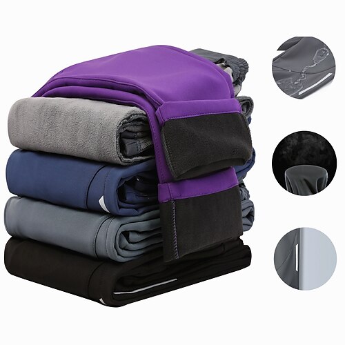 Men's Fleece Lined Pants Softshell Pants Winter Outdoor Thermal Warm Windproof Breathable Water Resistant Pants / Trousers Bottoms Dark Grey Black Camping / Hiking Hunting Fishing S M L XL XXL
Men's Fleece Lined Pants Softshell Pants Winter Outdoor Thermal Warm Windproof Breathable Water Resistant Pants / Trousers Bottoms Dark Grey Black Camping / Hiking Hunting Fishing S M L XL XXL