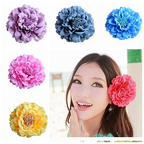 Hairpin Seaside Holiday Big Flower Head Flower Wool Cloth Bud Peony Fashion Head Flower Hairpin
Hairpin Seaside Holiday Big Flower Head Flower Wool Cloth Bud Peony Fashion Head Flower Hairpin