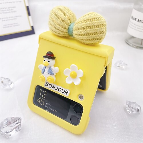 Phone Case For Samsung Galaxy Flip Z Flip 4 Z Flip 3 Portable Flip with Wrist Strap Solid Colored PC
Phone Case For Samsung Galaxy Flip Z Flip 4 Z Flip 3 Portable Flip with Wrist Strap Solid Colored PC