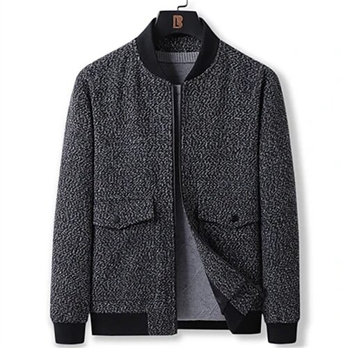 Men's Jacket Regular Pocket Zip Front Coat Black Gray Business Business Fall Zipper V Neck Regular Fit Casual Daily Fall Winter
Men's Jacket Regular Pocket Zip Front Coat Black Gray Business Business Fall Zipper V Neck Regular Fit Casual Daily Fall Winter